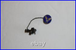 Vintage 1940's WWII U. S. A. ARMY AIR FORCE FLIGHT PIN MILITARY J1