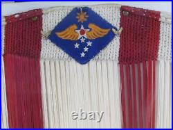 Vintage 1940s US Army Far East Air Force Patch Hula Skirt WWII GI Souvenir 1of3