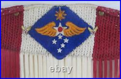 Vintage 1940s US Army Far East Air Force Patch Hula Skirt WWII GI Souvenir 1of3