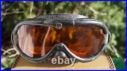 Vintage 1940s US Military Army Air Force WW2 Pilot Goggles COMPLETE ORIGINAL