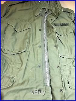 Vintage 1967 Field Jacket M-1965 M65 U. S. Army Air Force Medium R