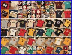 Vintage 1980's US Military T-Shirt lot of 35 ARMY NAVY AIR FORCE MARINES