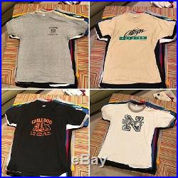 Vintage 1980's US Military T-Shirt lot of 35 ARMY NAVY AIR FORCE MARINES
