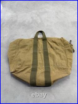 Vintage 40's WW2 US Army Air Force Aviator Kit Bag Canvas Duffle