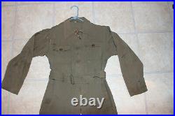 Vintage 50s 60s US Air Force Flight Suit Mens Size 38 Medium Army Military