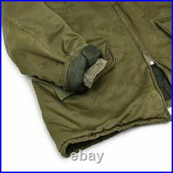 Vintage 50s US Army Air Force B-9 Green Military USAAF Style Civilian Parka M /