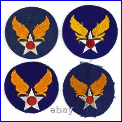 Vintage Authentic WWII US Army Mixed Air Corps Air Force 39 Patch Collection -A