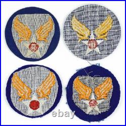 Vintage Authentic WWII US Army Mixed Air Corps Air Force 39 Patch Collection -A