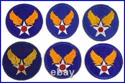 Vintage Authentic WWII US Army Mixed Air Corps Air Force 39 Patch Collection -A