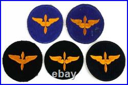 Vintage Authentic WWII US Army Mixed Air Corps Air Force 39 Patch Collection -A