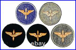 Vintage Authentic WWII US Army Mixed Air Corps Air Force 39 Patch Collection -A