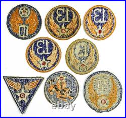 Vintage Authentic WWII US Army Mixed Air Corps Air Force 39 Patch Collection -A