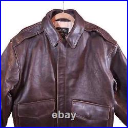 Vintage Avirex U. S. Army Air Forces Type A-2 Leather Bomber Jacket Men's S NWT