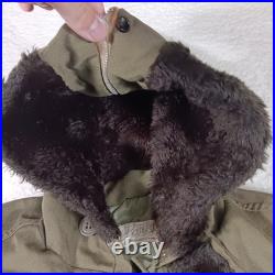 Vintage B-9 Parka Military Flight Jacket Mens Large US Army Air Force Quilted