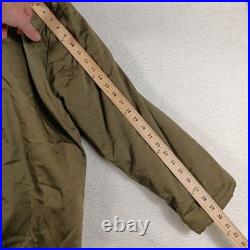 Vintage B-9 Parka Military Flight Jacket Mens Large US Army Air Force Quilted