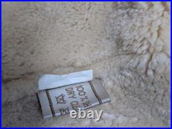 Vintage B3 sheepskin SHEARLING leather jacket XL us army AIR FORCE flight USAF