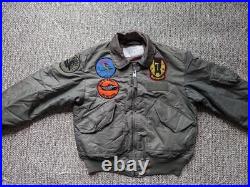 Vintage CWU-45P flight jacket M flyers PATCHES flyers 38-40 us army aviation