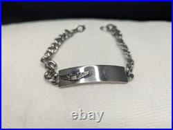 Vintage Crest Craft US Army Air Force Wings Bracelet Nickel Silver-Military