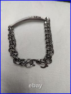 Vintage Crest Craft US Army Air Force Wings Bracelet Nickel Silver-Military