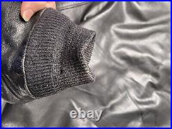 Vintage Gibson & Barnes US Army Air Force Type A-2 Leather Bomber Jacket Sz. 42R