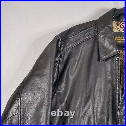 Vintage Leather Flyer's Jacket Type A-2 Expedition US Army Air Force Mens sz 2XL