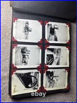 Vintage Leather Front US Army Air Forces USAAF Photo Album- 60 Pictures Included