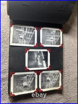 Vintage Leather Front US Army Air Forces USAAF Photo Album- 60 Pictures Included