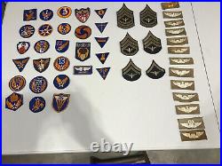 Vintage Lot of 46 WWII Army Air Corp Patches