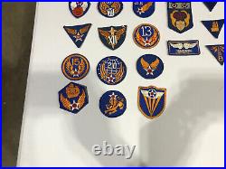 Vintage Lot of 46 WWII Army Air Corp Patches