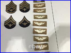 Vintage Lot of 46 WWII Army Air Corp Patches