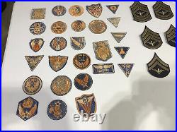 Vintage Lot of 46 WWII Army Air Corp Patches