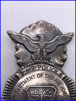 Vintage Military US Air Force Air Police Pin Pilot Wings
