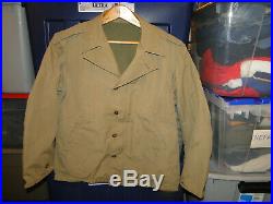 Vintage Original WW2 US Army Air Force M-41 Field Jacket Uniform Sz 36 -38