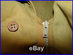 Vintage Original WW2 US Army Air Force M-41 Field Jacket Uniform Sz 38 -40