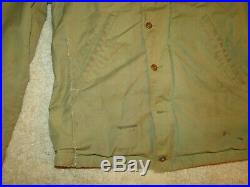 Vintage Original WW2 US Army Air Force M-41 Field Jacket Uniform Sz 38 -40
