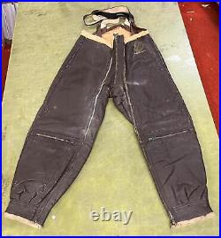 Vintage Originals WWII US Army Airforce Type A-5 Sheepskin Flight Trousers 42S