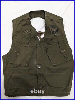 Vintage Tilts Pockets Ww2 40s U. S Army Air Force Emergency Sustenance Vest C1