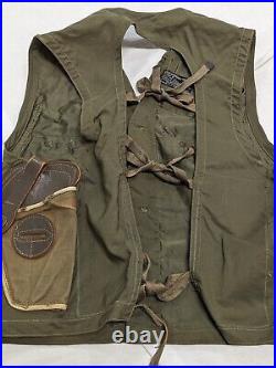 Vintage Tilts Pockets Ww2 40s U. S Army Air Force Emergency Sustenance Vest C1