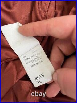 Vintage Type A-2 Flyer's Leather Jacket Us Army Air Force Made In USA