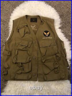 Vintage Type C1 Alpha Industries US Army Air Forces WW2 Vest Sustenance SZ M. D9