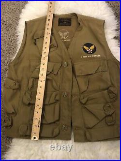 Vintage Type C1 Alpha Industries US Army Air Forces WW2 Vest Sustenance SZ M. D9