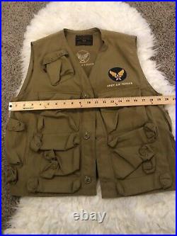 Vintage Type C1 Alpha Industries US Army Air Forces WW2 Vest Sustenance SZ M. D9