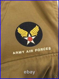 Vintage Type C1 Alpha Industries US Army Air Forces WW2 Vest Sustenance SZ M. D9