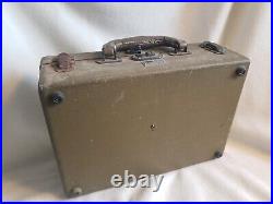 Vintage U. S. AAF Sextant Bubble A-12 In Case Army Air Force Aircraft WWII plane