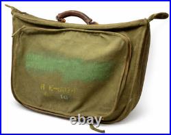 Vintage U. S Army Air Force Canvas Flyers Garment Bag Suitcase Type B-4