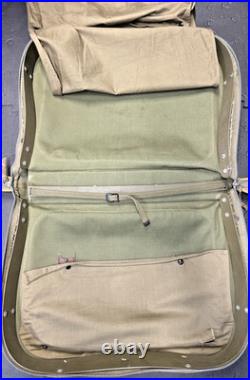 Vintage U. S Army Air Force Canvas Flyers Garment Bag Suitcase Type B-4