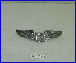 Vintage U. S. Army Air Force Large Sterling Wings WW2