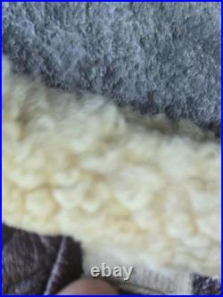 Vintage U. S. Army Air Force Leather Gunner Gloves Mitten A-9A Large WWII