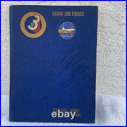 Vintage US ARMY THIRD AIR FORCE STAGING WING 1945YEARBOOK, HUNTER FIELD GA, WWII