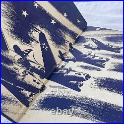 Vintage US ARMY THIRD AIR FORCE STAGING WING 1945YEARBOOK, HUNTER FIELD GA, WWII